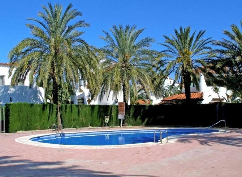 En Denia, Urbanizacion El Palmar Con Piscina, Toboganes Y Chiringuito Apartment Exterior photo